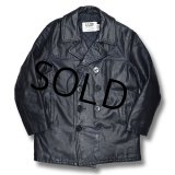 USA製【ビンテージ】【Schott】ショット 【U.S.740N PEA JACKET】オールレザー キルティング裏地【Pコート】【サイズUS38】 
