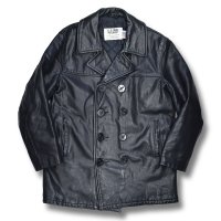 USA製【ビンテージ】【Schott】ショット 【U.S.740N PEA JACKET】オールレザー キルティング裏地【Pコート】【サイズUS38】 