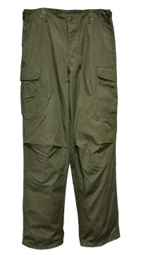 【60's】【米軍実物】【ビンテージ】 【U.S.ARMY】ノンリップ【ジャングルファティーグパンツ】【M-long】 