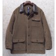 画像1: ビンテージ【CHAPS】チャップス【ラルフローレン】RALPH LAUREN【襟レザー】中綿入り ブラウン【コーデュロイジャケット】【サイズＸＬ】 <br> (1)