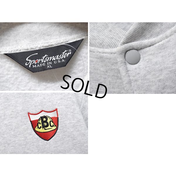 画像3: 【90’s】【USA製】【ビンテージ】【SPORTSMASTER】スポーツマスター【グレー】企業ロゴ【スウェットカーディガン】【サイズXL】 