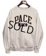 【ビンテージ】【チャンピオン】【champion】【リバースウィーブ】PACE NYC 起毛地 白【スウェット】【サイズM】 