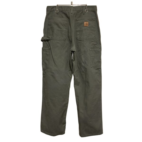 画像3: 【ビンテージ】【カーハート】【carhartt】モスグリーン【コットン】【ペインターパンツ】【32ｘ32】 
