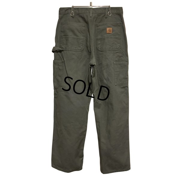 画像3: 【ビンテージ】【カーハート】【carhartt】モスグリーン【コットン】【ペインターパンツ】【32ｘ32】 