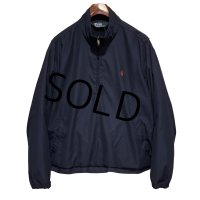 オールド【ラルフローレン】POLO RALPH LAUREN【紺】ハーフジップ【プルオーバージャケット】【サイズXL】 