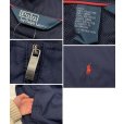 画像2: オールド【ラルフローレン】POLO RALPH LAUREN【紺】ハーフジップ【プルオーバージャケット】【サイズXL】<br> (2)
