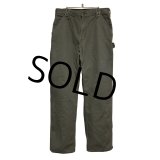 【ビンテージ】【カーハート】【carhartt】モスグリーン【コットン】【ペインターパンツ】【32ｘ32】 