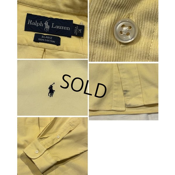 画像2: 90's【ビンテージ】【ラルフローレン】【POLO ralph lauren】【BLAKE】【コーデュロイ】 ボタンダウン【コーデュロイシャツ】【サイズM】 