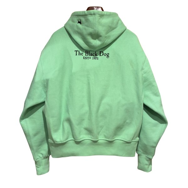 画像3: 【ビンテージ】The Black Dog【犬プリント】ミントグリーン【パーカー】【サイズS】 