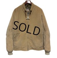 80's~ USA製【ビンテージ】【マイティーマック】MIGHTY-MAC【ベージュ】コーデュロイジャケット【US42 L】 