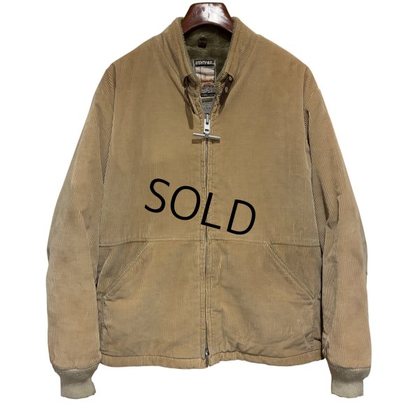 画像1: 80's~ USA製【ビンテージ】【マイティーマック】MIGHTY-MAC【ベージュ】コーデュロイジャケット【US42 L】 