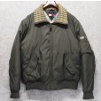 画像1: 【Tommy Jeans】トミージーンズ【トミーヒルフィガー】首リブニット【中綿入り】【MA-1タイプブルゾン】【サイズXL】<br> (1)