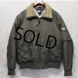 【Tommy Jeans】トミージーンズ【トミーヒルフィガー】首リブニット【中綿入り】【MA-1タイプブルゾン】【サイズXL】 