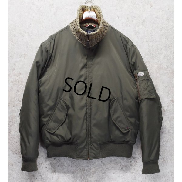 画像3: 【Tommy Jeans】トミージーンズ【トミーヒルフィガー】首リブニット【中綿入り】【MA-1タイプブルゾン】【サイズXL】 