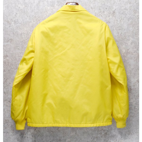 画像3: 80's【ビンテージ】【SEARS】【シアーズ】裏ボア【黄色】【ナイロン】【コーチジャケット】【サイズM】 