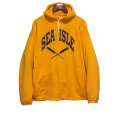 画像1: 90's【USA製】【ビンテージ】【SEA ISLE】シーアイル【フード付きカットソー】【サイズＬ】<br> (1)