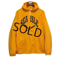 90's【USA製】【ビンテージ】【SEA ISLE】シーアイル【フード付きカットソー】【サイズＬ】 