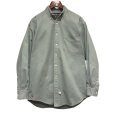 画像1: 90's ビンテージ【ラルフローレン】POLO ralph lauren Big Shirt ビッグシャツ 青磁色 ボタンダウン【コットンシャツ】【サイズM】<br> (1)