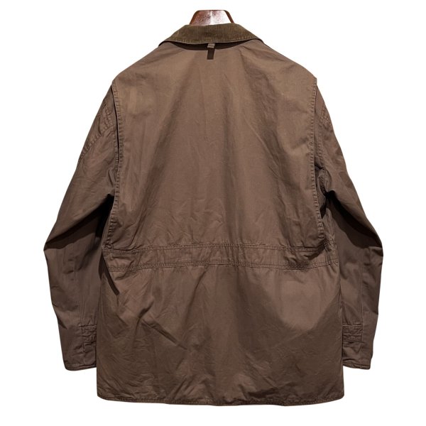 画像3: 90's ビンテージ オールド【J-crew】ジェイクルー【ブラウン×裏地チェック】襟コーデュロイ【コットンジャケット】ハンティングジャケット【サイズM】 