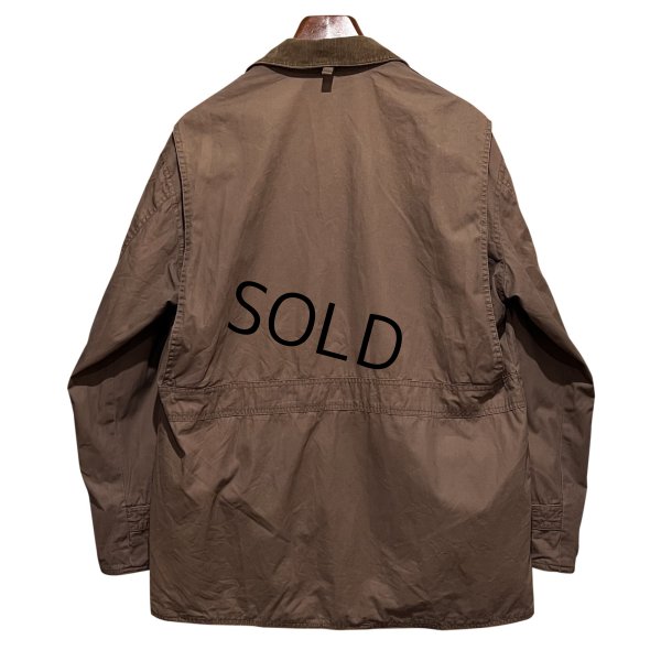 画像3: 90's ビンテージ オールド【J-crew】ジェイクルー【ブラウン×裏地チェック】襟コーデュロイ【コットンジャケット】ハンティングジャケット【サイズM】 