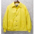画像1: 80's【ビンテージ】【SEARS】【シアーズ】裏ボア【黄色】【ナイロン】【コーチジャケット】【サイズM】<br> (1)