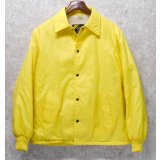 80's【ビンテージ】【SEARS】【シアーズ】裏ボア【黄色】【ナイロン】【コーチジャケット】【サイズM】 
