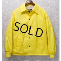 80's【ビンテージ】【SEARS】【シアーズ】裏ボア【黄色】【ナイロン】【コーチジャケット】【サイズM】 