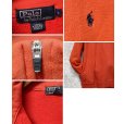 画像2: 【ラルフローレン】POLO RALPH LAUREN【赤】裏起毛【ハーフジップ】【スウェット】【サイズL】<br> (2)