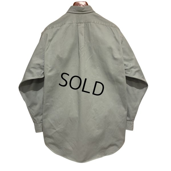 画像3: 90's ビンテージ【ラルフローレン】POLO ralph lauren Big Shirt ビッグシャツ 青磁色 ボタンダウン【コットンシャツ】【サイズM】 