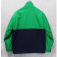 画像3: 90’ｓ~【ビンテージ】【オールドギャップ】【GAP】【緑ｘ紺】ナイロンｘフリース【ハーフジッププルオーバー】【サイズＭ】 (3)