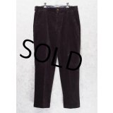 ビンテージ【ブルックスブラザーズ】brooksbrothers【ダークブラウン】【コーデュロイパンツ】コーデュロイスラックス【35X30】 
