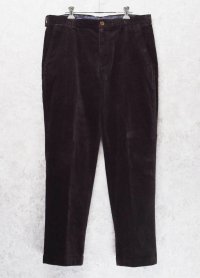 ビンテージ【ブルックスブラザーズ】brooksbrothers【ダークブラウン】【コーデュロイパンツ】コーデュロイスラックス【35X30】 