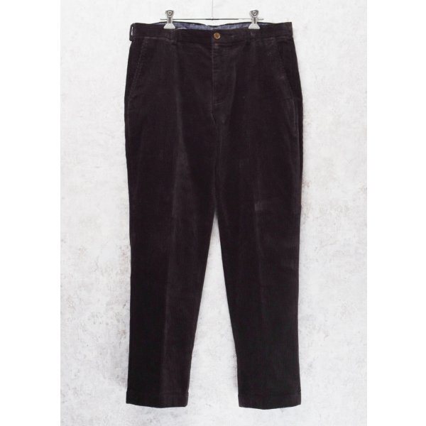 画像1: ビンテージ【ブルックスブラザーズ】brooksbrothers【ダークブラウン】【コーデュロイパンツ】コーデュロイスラックス【35X30】 