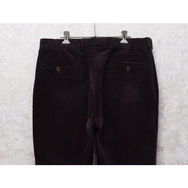 画像4: ビンテージ【ブルックスブラザーズ】brooksbrothers【ダークブラウン】【コーデュロイパンツ】コーデュロイスラックス【35X30】 