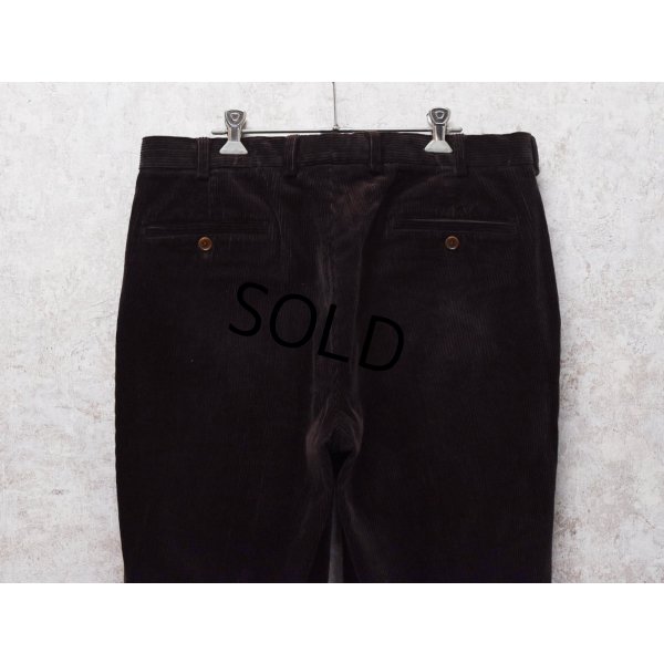 画像4: ビンテージ【ブルックスブラザーズ】brooksbrothers【ダークブラウン】【コーデュロイパンツ】コーデュロイスラックス【35X30】 