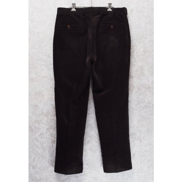 画像5: ビンテージ【ブルックスブラザーズ】brooksbrothers【ダークブラウン】【コーデュロイパンツ】コーデュロイスラックス【35X30】 