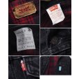 画像2: 90’s【USA製】ビンテージ【LEVI'S】【リーバイス】【70417-9416】【裏地赤チェック】ブラック 黒【デニムジャケット】【サイズＭ】<br> (2)