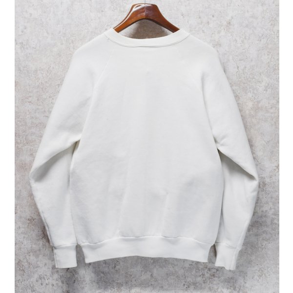 画像4: 90’s【USA製】【ビンテージ】【フルーツオブザルーム】FRUIT OF THE LOOM 湾岸戦争【Support our troops】星条旗【白】【スウェット】【サイズL】 