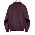 画像3: 90's~【ビンテージ】【オールドギャップ】【GAP】【ワインマーブル×アーガイル】【ヘンリーネックセーター】ウールセーター【サイズXL】<br> (3)