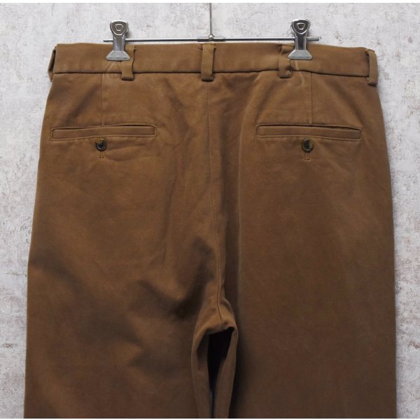 画像3: 【ブルックスブラザーズ】brooksbrothers【ライトブラウン】【２タック】【コットンスラックス】コットンパンツ【34X30】 
