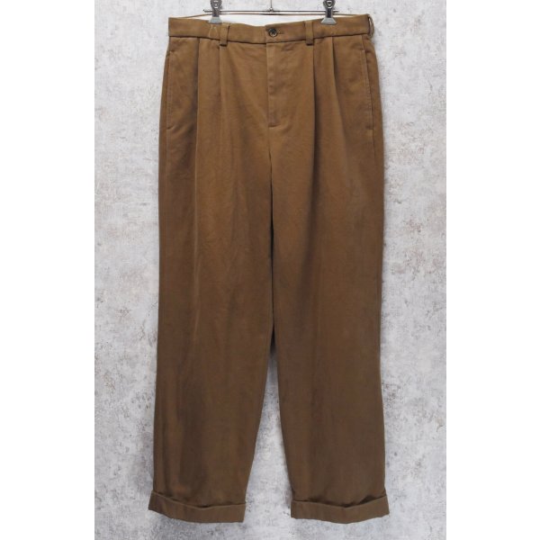 画像4: 【ブルックスブラザーズ】brooksbrothers【ライトブラウン】【２タック】【コットンスラックス】コットンパンツ【34X30】 