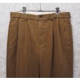 画像1: 【ブルックスブラザーズ】brooksbrothers【ライトブラウン】【２タック】【コットンスラックス】コットンパンツ【34X30】<br> (1)