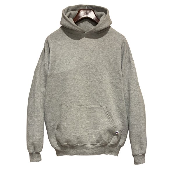 画像1: 90'ｓ【USA製】【RUSSELL】ラッセル 【ビンテージ】グレー【無地】パーカー【サイズXL】 