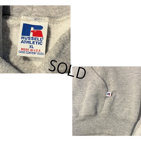 画像2: 90'ｓ【USA製】【RUSSELL】ラッセル 【ビンテージ】グレー【無地】パーカー【サイズXL】 