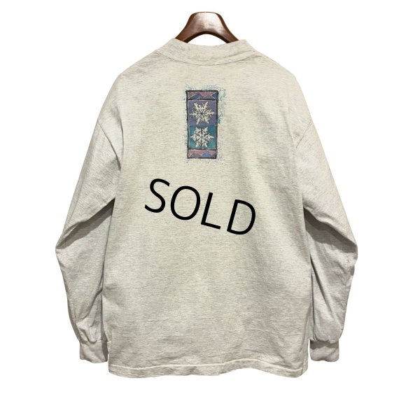 画像3: 【90’s】USA製【CYRK SPORT】ビンテージ【DEERFIELD〜】太陽 鹿【グレー】【モックネックロンT】【サイズXL】 