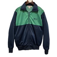 90's【ビンテージ】コンバース【CONVERSE】緑ｘ紺【トラックジャージ】トラックジャケット【サイズＬ】 