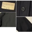 画像2: 60's 【ビンテージ】米軍実物 U.S.NAVY 黒 ウール１００％【CPOシャツ】US１５ １/２<br> (2)