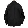画像3: 60's 【ビンテージ】米軍実物 U.S.NAVY 黒 ウール１００％【CPOシャツ】US１５ １/２<br> (3)
