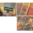 画像2: ビンテージ ORVIS【オービス】【赤ｘ青ｘ黄色】チェック【コーデュロイ】ボタンダウンシャツ【サイズＭ】<br> (2)
