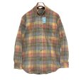 画像1: ビンテージ ORVIS【オービス】【赤ｘ青ｘ黄色】チェック【コーデュロイ】ボタンダウンシャツ【サイズＭ】<br> (1)